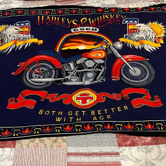 Accents Rare Harley Davidson Whiskey Tapestry 5 X 34 Poshmark
